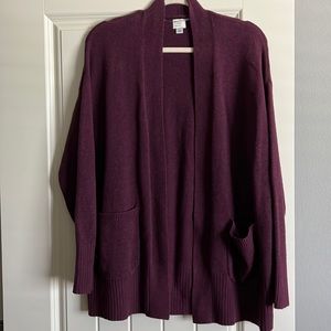 EUC Cardigan in Burgundy